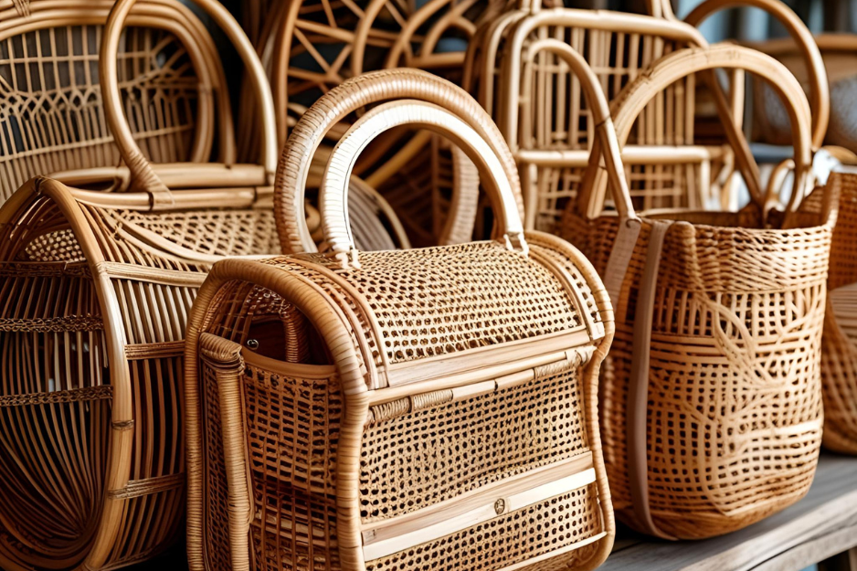 Supplier handcraft Rattan Bag